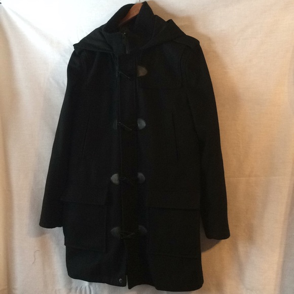 guess hooded toggle coat